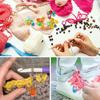 20-100 Stück 2,2 cm Gemischte Farbe Kunststoff Kleine Markierungs-Schnalle Häkel-Verriegelungsstichmarkierer Clips Heim-DIY-Werkzeuge Nähzubehör ZYF