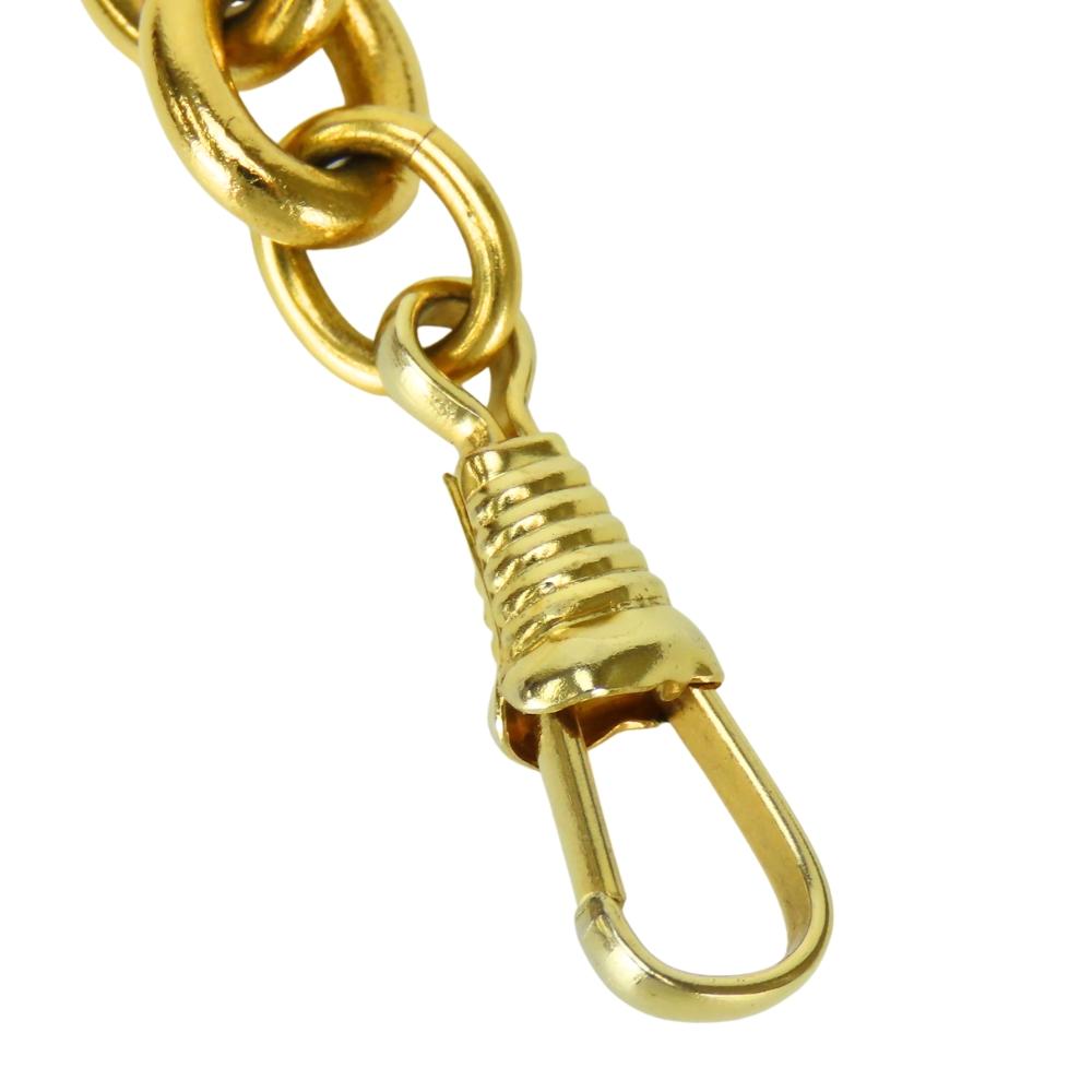 Used CHANEL Necklace Cambon Line 31 RUE CAMBON Metal 132g Gold Plating