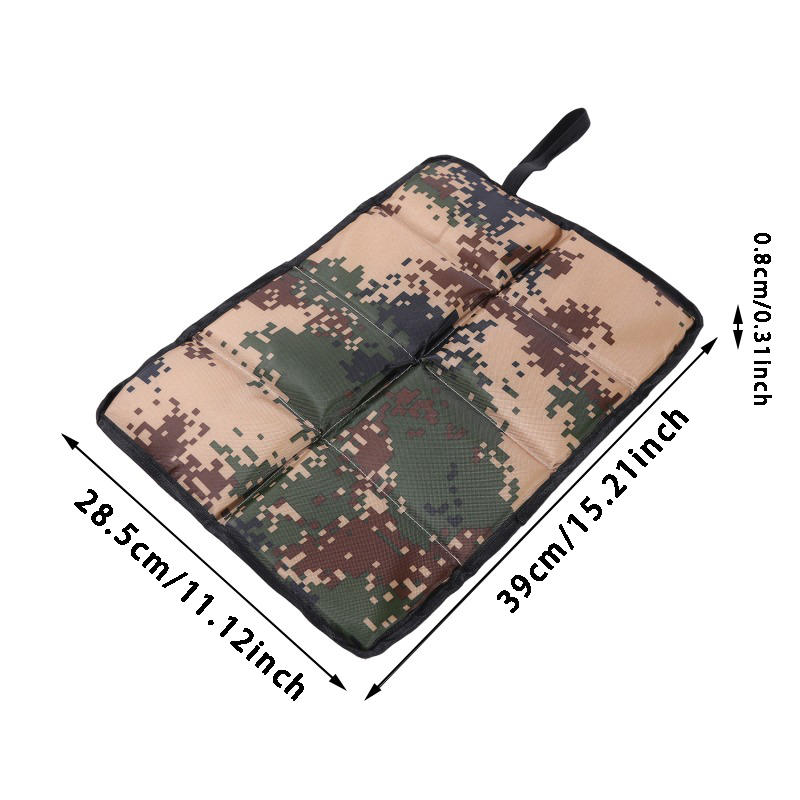 Portable Foldable Sitting Pad Seat Cushion Outdoor Heat Insulation Cushion for Travel Hiking Fishing Mountaineering Camping Picnic