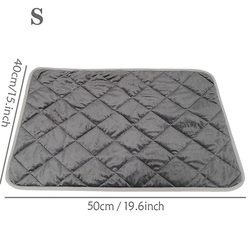 

Self Heating Pet Pad, Extra Warm Thermal Dog Crate Pad Washable Anti-Slip Kennel Mat Pet Supplies For Medium Small Dogs And Cats S