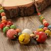 Colorful Ceramic Beaded Necklace Handmade Long Bead Chain Necklace  Creative Gift