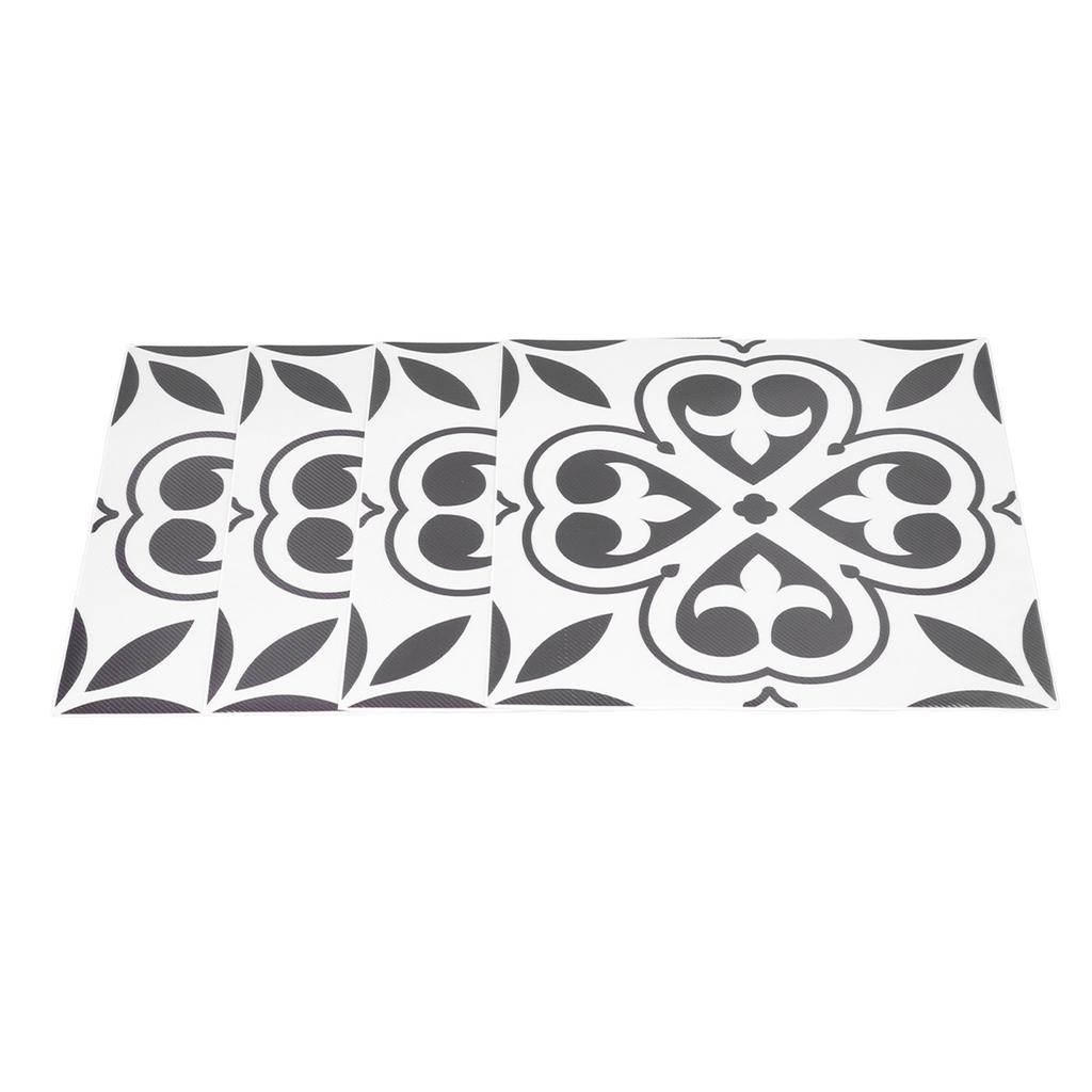 4 Stück DIY Wandaufkleber Wasserdicht Selbstklebend Bodenaufkleber für Zuhause Badezimmer Schlafzimmer