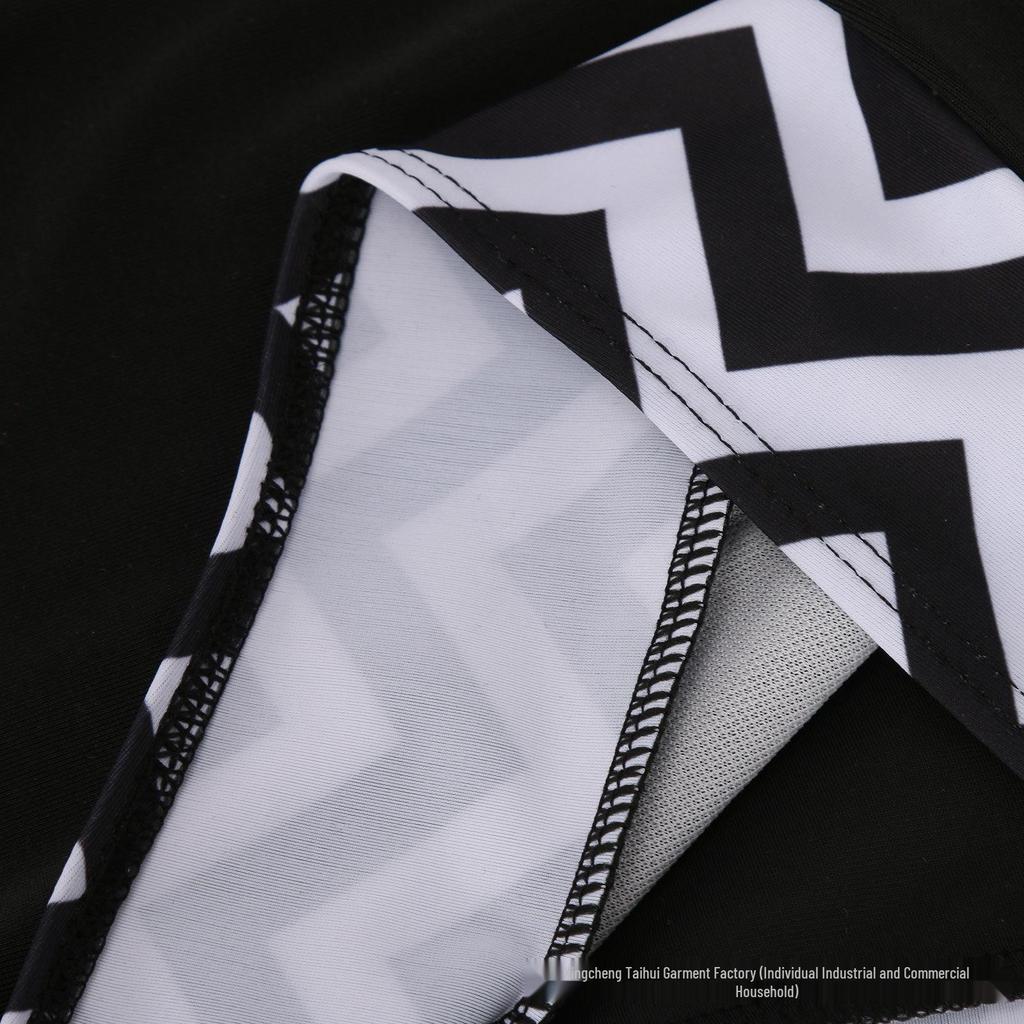 2025 Cross-border Flat-leg Halter Print Slimming Bikini Set