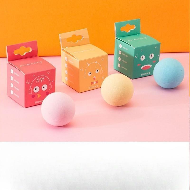Gravitational Chirping Ball Cat Toy, A Simulated Animal That Makes Sounds, A Cat Toy Ball with Catnip Teeth That Are Tough To Bite