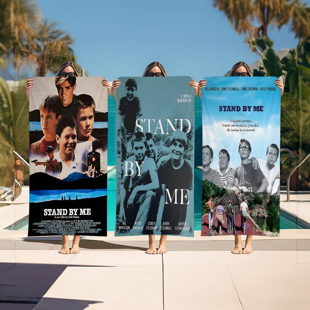Stand By Me Vintage Anime Beach Swimming Towel Soft Absorbent Washcloth Children's Gifts For Kids Travel Camping Gym