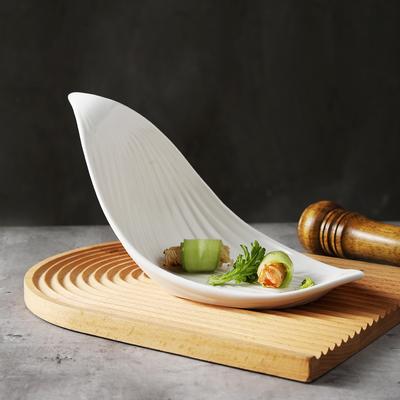 Nieregularny kształt ceramicznych talerzy obiadowych Sashimi Sushi Talerz Restauracja Kreatywny Jednolity Kolor Zastawa stołowa Przekąska Deser Naczynia Patelnie