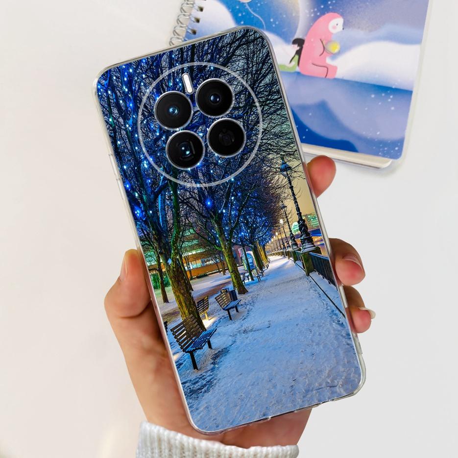 For Huawei Mate 50 Pro Case Stylish Butterfly Flowers Soft Slim Fundas Phone Case For Huawei Mate 50 Mate50 Pro Back Cover Coque