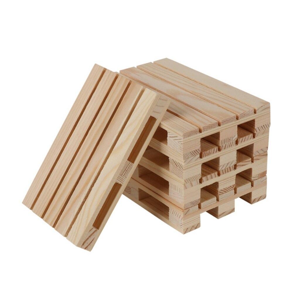 Multifunkční dřevěné paletové podložky pod nápoje pro horké a studené nápoje, dřevěné paletové podložky pod hrnce, řemeslné výrobky, stolní dekorace