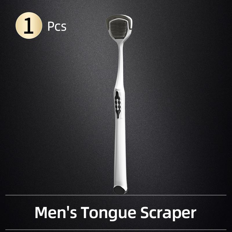 

Durable And Safe Y-Kelin Men S Tongue Scraper Brush Removal Tool Oral Cleaning And Odor Coating
