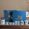 Ru Kiln Peony Xishi Teaware Set