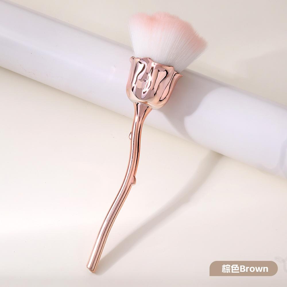 Nail Art Rose Brush Nail Art Dust Brush Soft Bristle Brush Various Colors Optional Nail Art Tool Cleaning Brush