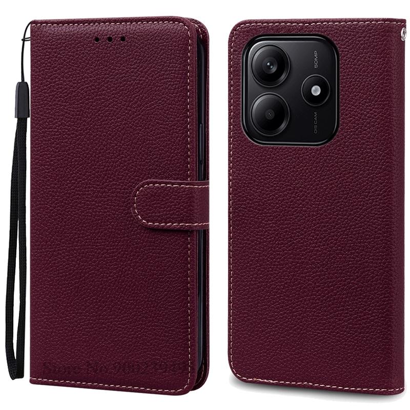 For Redmi Note 14 Case Wallet Flip Leather Cover For Xiaomi Redmi Note 14 4G Case Book Cover For Redmi Note 14 5G Case