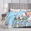 Diddl Cartoon Dog Blankets Quality Warm  Throw Blanket Winter Girls Boys Living Room Fashion Bedspread