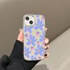 Strawberry flower mirror for iPhone17pormax mobile phone case 16pro niche x Apple 14 all-inclusive 15