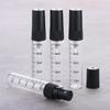 10pcs Fine Mist Spray Bottle Portable Graduated Glass Refillable Perfume Bottles Sample Sprayer Empty Bottle Vials