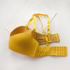 Women's Glossy Bras One Piece Seamless Women's Underwear No Steel Ring Seamless Slip Bra