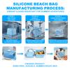 Leading Manufacturer Silicone Beach Bag High Quality Waterproof Outdoor Organizer for Water Sports Equipment  Price