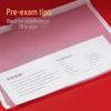 Deli A4 Exam Transparent Mesh Zipper Pouch