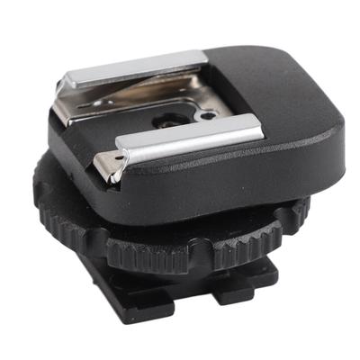 Black ABS CSM‑3 Hot Shoe Adapter Flash Mount Adapters for Camcorder Camera Accessory