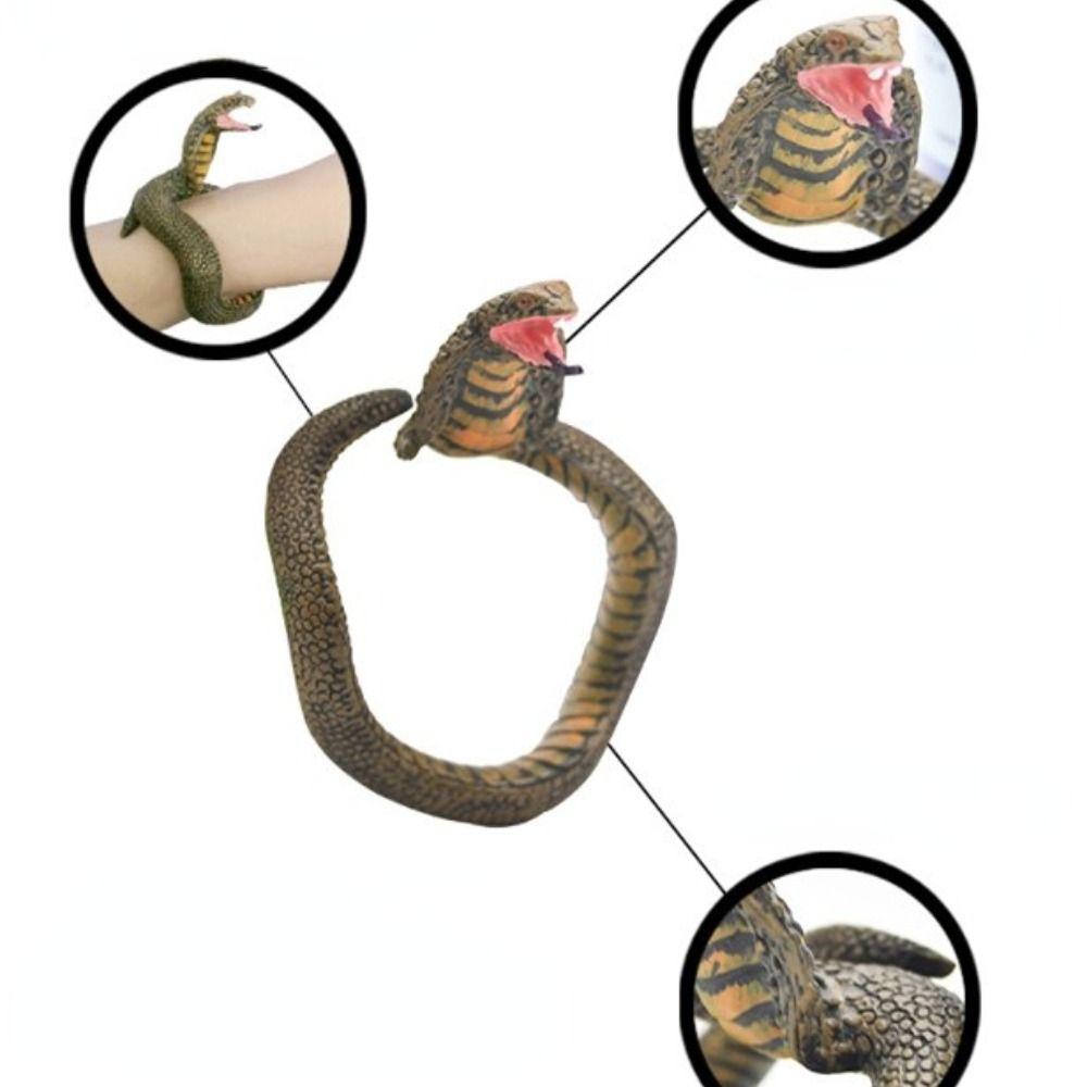 Fun Prank Cobra Python Gift For Friends Snake Tricky Toys Simulation Snake Simulation Animal Model
