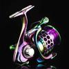 New color electroplated spinning fishing reel, smooth, strong, lightweight, full metal head bait casting fishing gear accessories