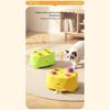 Indoor Play Device with Extending Lower Attachment, Moving Ball, Spring Attachment, and 4 Top Openings for Play