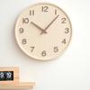 Japan Style Noiseless Wooden Wall Clock Simple Retro Decorative Timepiece for Living Room Home Decor Brief Wood Watch