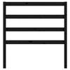 VidaXL Headboard Black 96x4x100 Cm Solid Pine Wood 817624