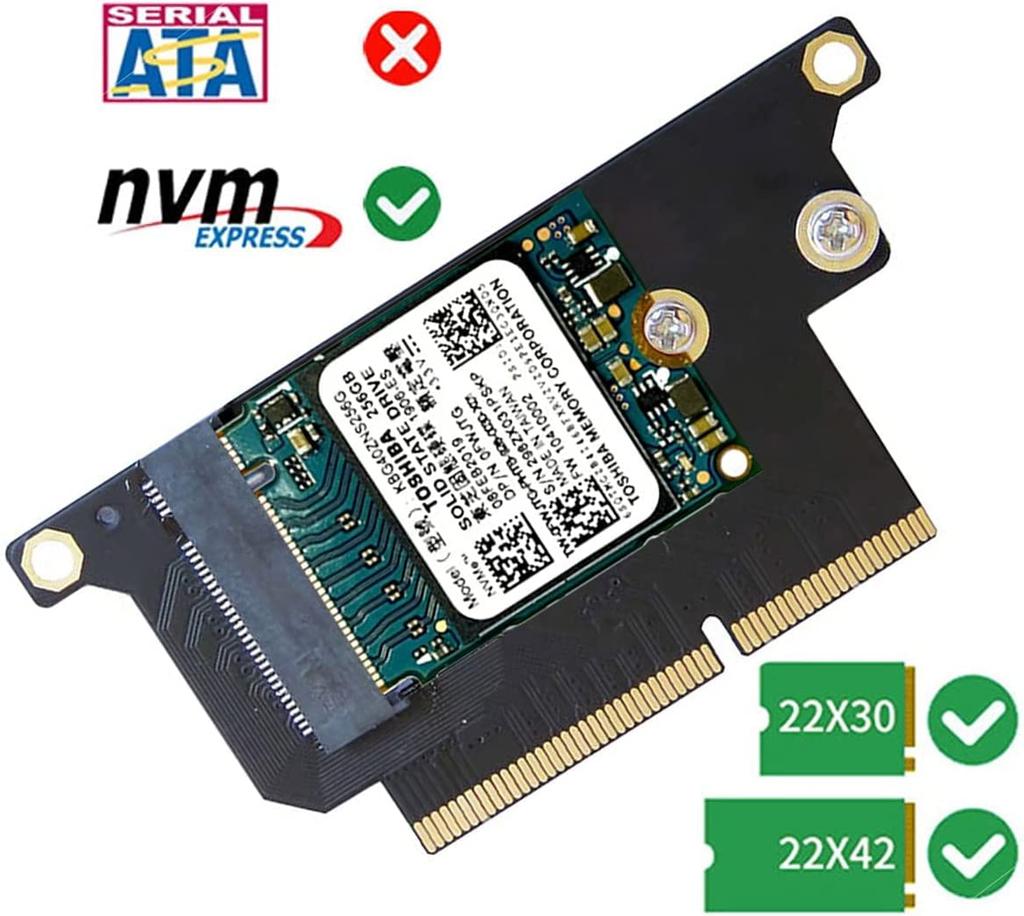 Macbook Pro NGFF NVMe SSD Conversion Card for 2016 2017 A1708 A1707 A1706 models M.2 M-Key 13-inch