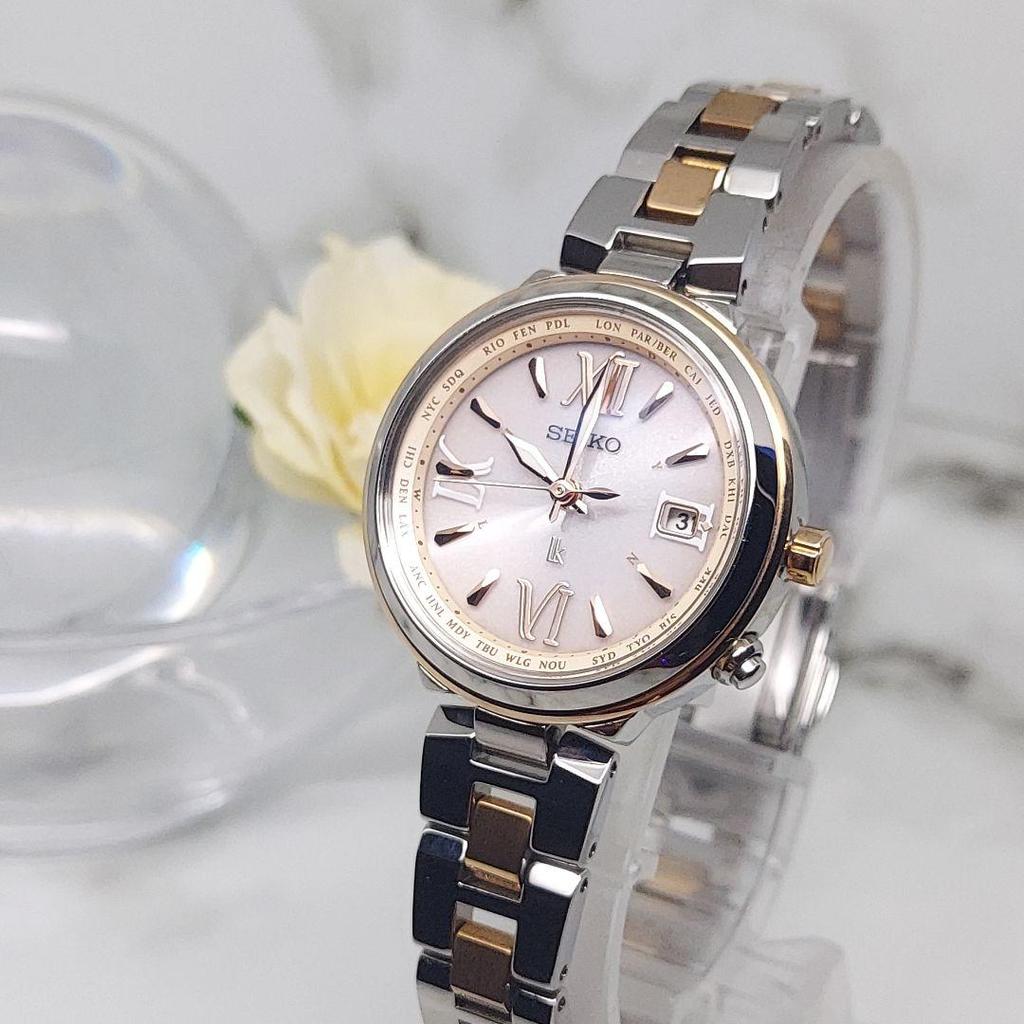 [USED] SEIKO Seiko Lukia lk Ladies' Radio Solar Date
