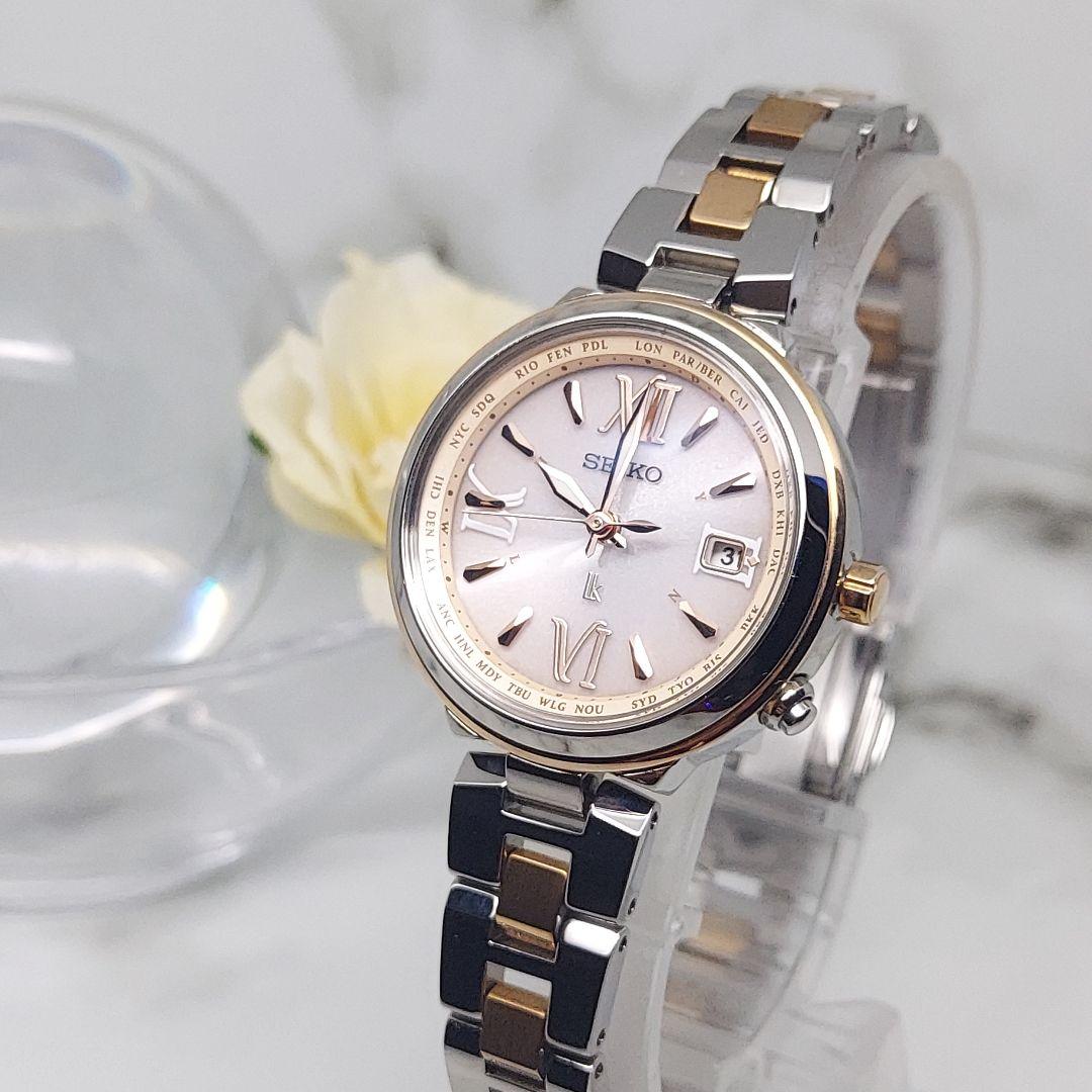

[USED] SEIKO Seiko Lukia lk Ladies Radio Solar Date