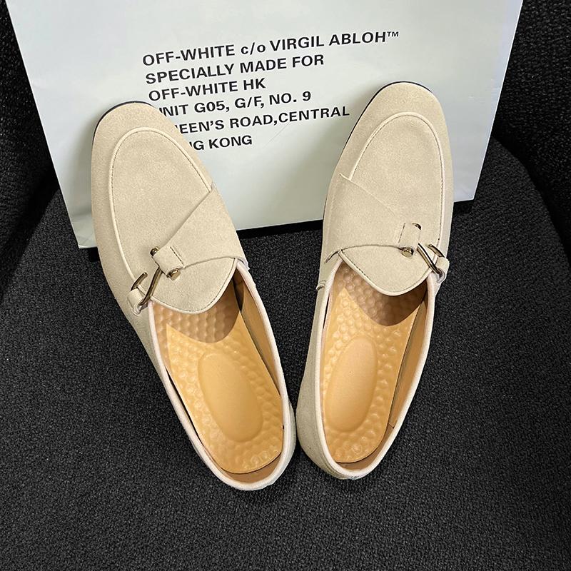 Men's Loafers Luxury Brand Leather Dress Shoes Breathable Slip-On Solid Formal Casual Shoes Handmade Designer Men Shoes Mocassin