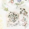 Mr.Paper,20PCS, Plant Themed Stickers, DIY Decorative Scrapbook Notebook Photo Frame Diary Stationery Flower Leaf Stickers Gifts