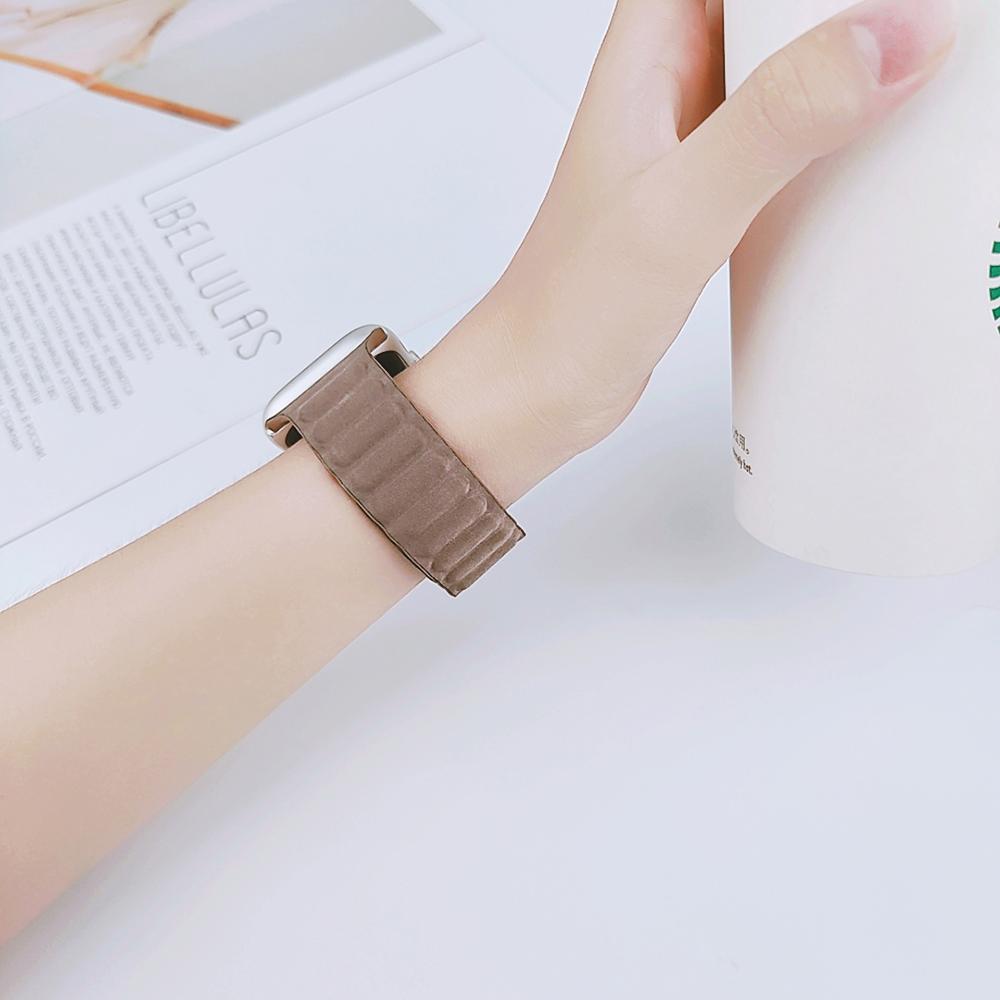 Magnetic Strap For Apple Watch Bands 45mm 38mm 49mm 40mm 42mm 41mm Silicone Sport Bracelet iWatch Series ultra 9 6 5 7 8 se 44mm