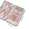 7/18pcs/set Stainless Steel Manicure Set Professional Nail Clipper Kit of Pedicure Tools Ingrown ToeNail Trimmer