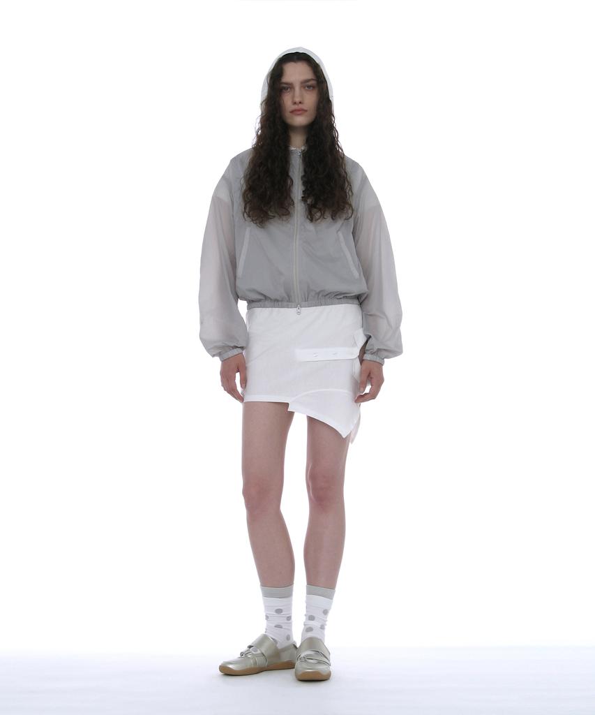 Partimento Woman Reworked Polo Mini Skirt_White