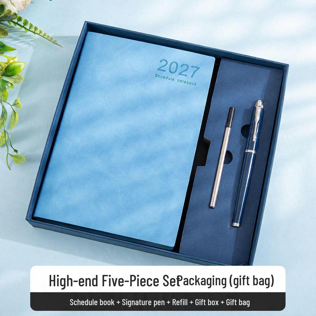 2026 Daily Planner: Thickened One Page Per Day Business Diary Notebook