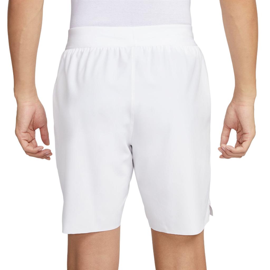 New Nike Court AdvantageDri Fit Sports Shorts Men's White/Black FZ9323-100