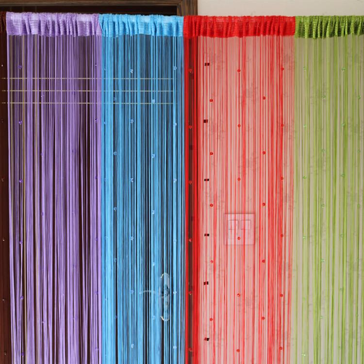 2pcs String Curtains Glitter Fringe Curtains for Window 39 X 79 Inch Door Divider Strip Tassel for Wedding Living Room Bathroom Coffee Shop