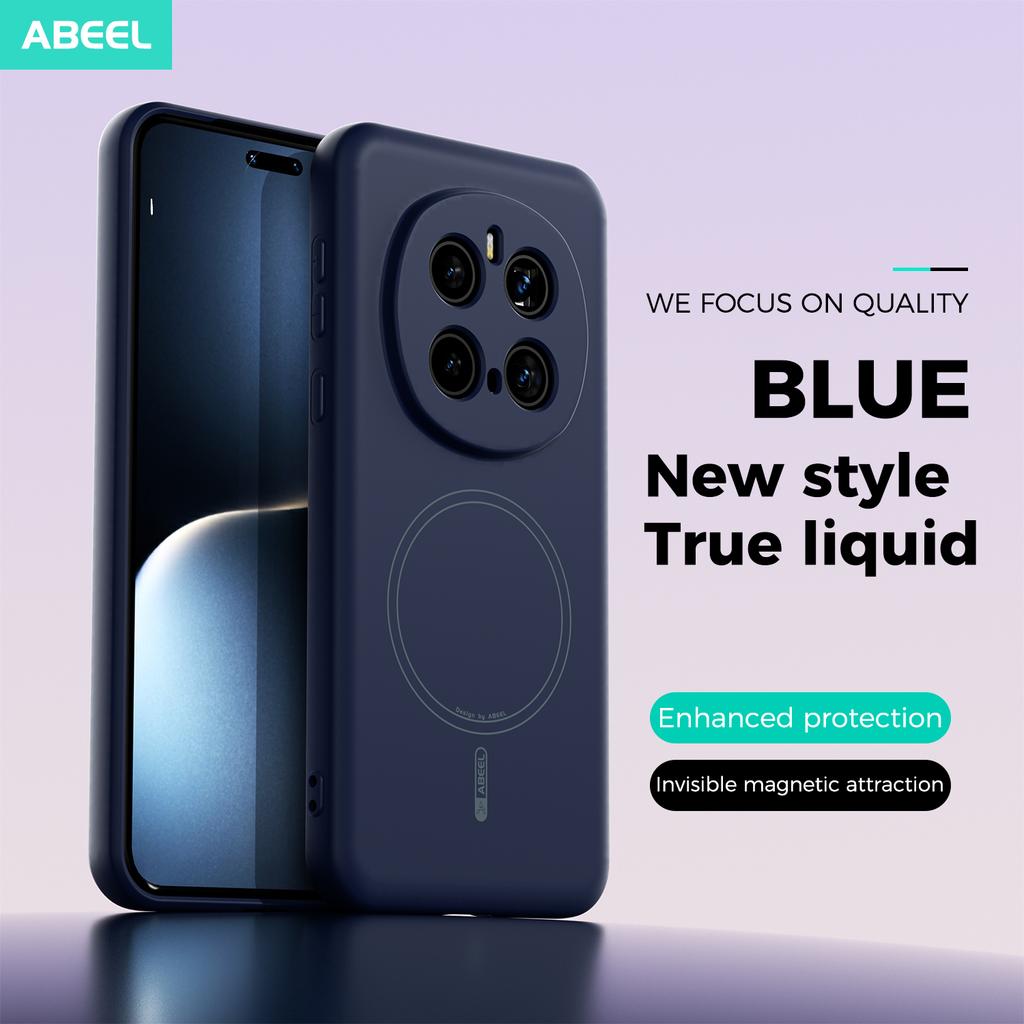 For Huawei Honor Magic 7 Pro Case Soft Liquid Silicone Skin Wireless Charging Protect Back Cover Case For Magic 7 7Pro Shell