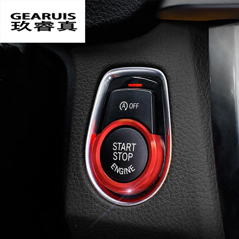 

Автомобильный Стайлинг, кнопка запуска, декоративная рамка, внутренняя крышка, наклейки, отделка для BMW 1/2/3 серии F20 F21 F30 X1 F48