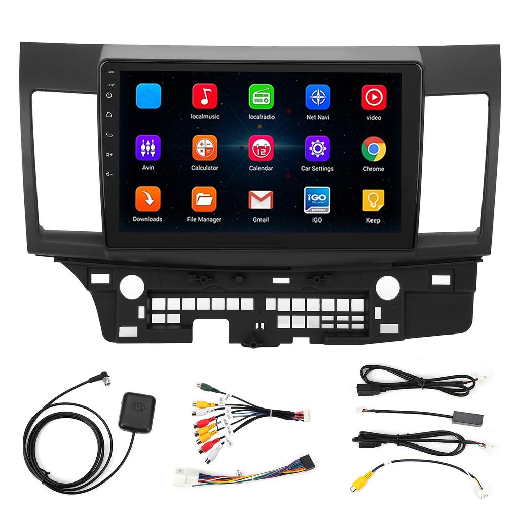 10.1in Car Radio Stereo GPS 1+16GB MP5 Player Navigation System Fit for Mitsubishi Lancer EX