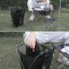Trash Rack Outdoor Folding Garbage Bag Holder Trash Bag Frame for Kitchen Camping Picnic Barbecue