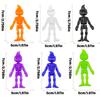 12/24 Buc Halloween TPR Elastic Dovleac Schelet Amuzant Antistres Jucării Lipicioase Copii Halloween Petrecere Favors Dulciuri sau Trucuri Cadou