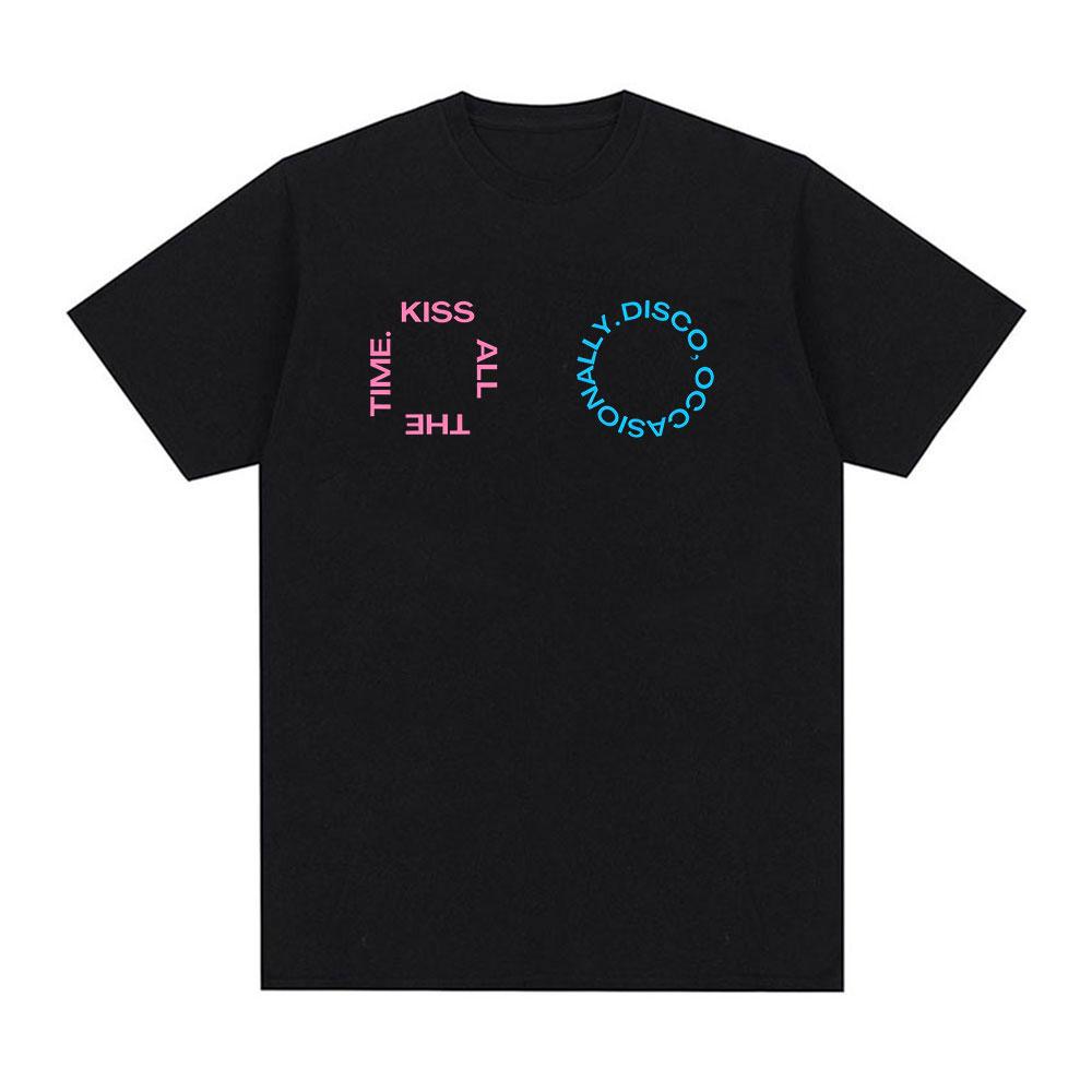 

Harry Styles Tshirt Kiss All The Time Disco Occasionally Tour 2026 Print Tshirts Unisex Women Harajuku Oversized Cotton Y2K Tees 4XL