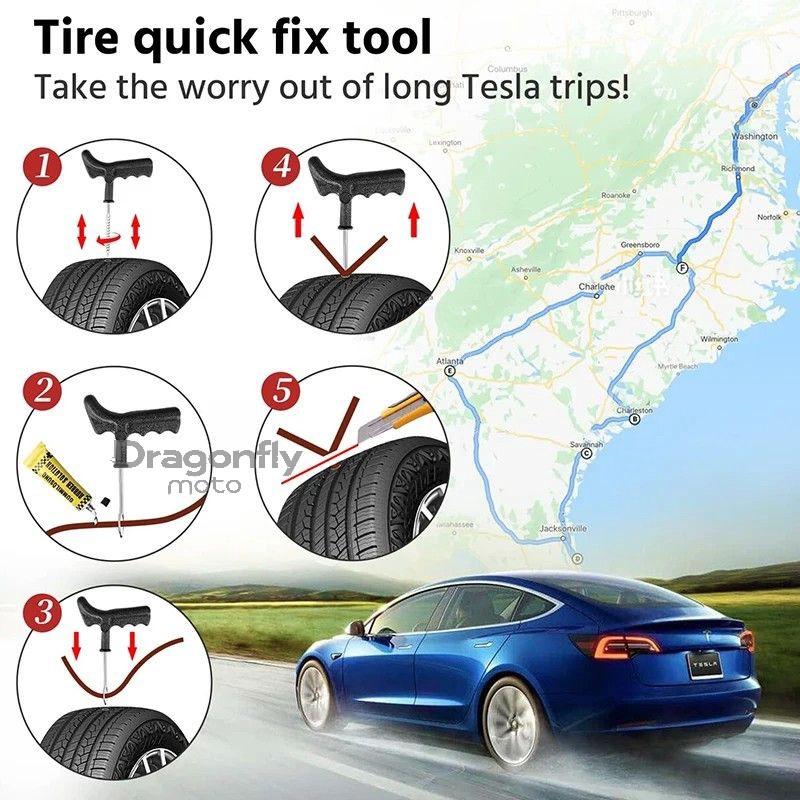 For Tesla Rubber Lifting Jack Pad Adapter Tool for Tesla Model 3/Y/S/X 2017-2024 Accessories Tire Repair Tool Lifting Jack Pad