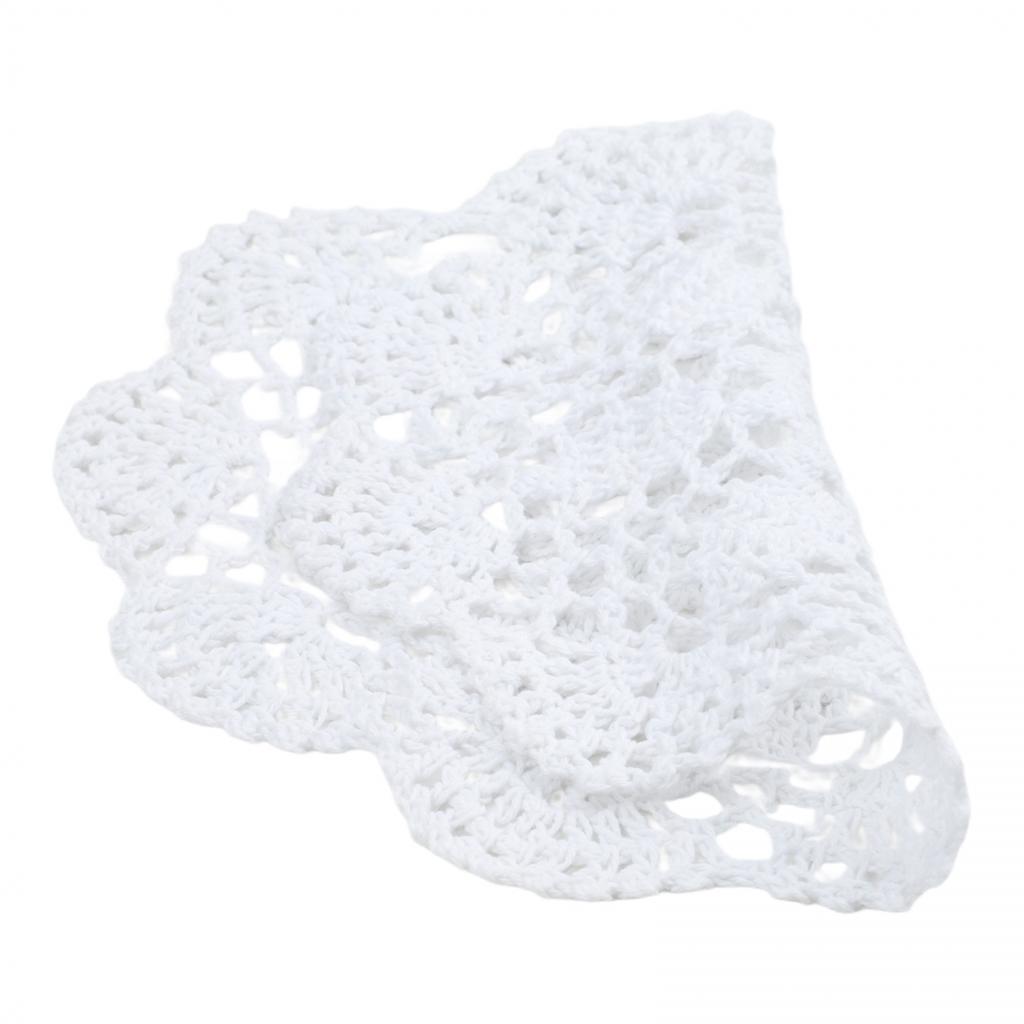 Crochet Mats Lace Table Cloth Vintage Doily DIY Material