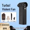 High-Speed Handheld Car Dust Blower: 130,000 RPM Outdoor Turbine Fan