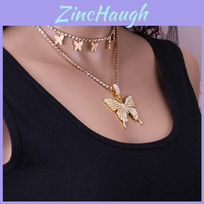 Vintage Geometric Multilayer Necklace With Alloy Pendant For Stylish Women