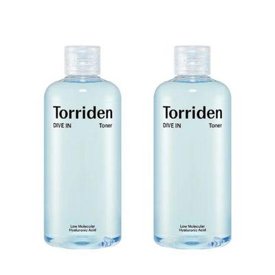 DIVE-IN Low Molecular Hyaluronic Acid Toner Deep Hydration & Skin Soothing 300ml X 2 Set